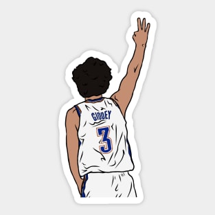 Josh Giddey 3 Point Celebration Sticker